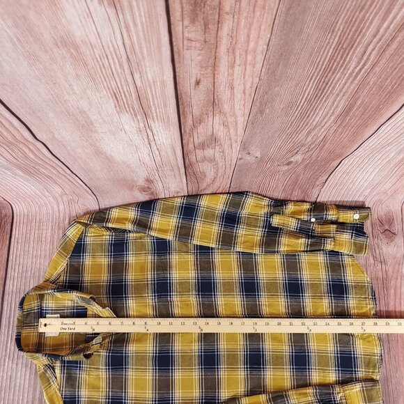 Band of Outsiders Mens Size 2 Medium Plaid LS Button Down Shirt USA Made - Picture 11 of 11
